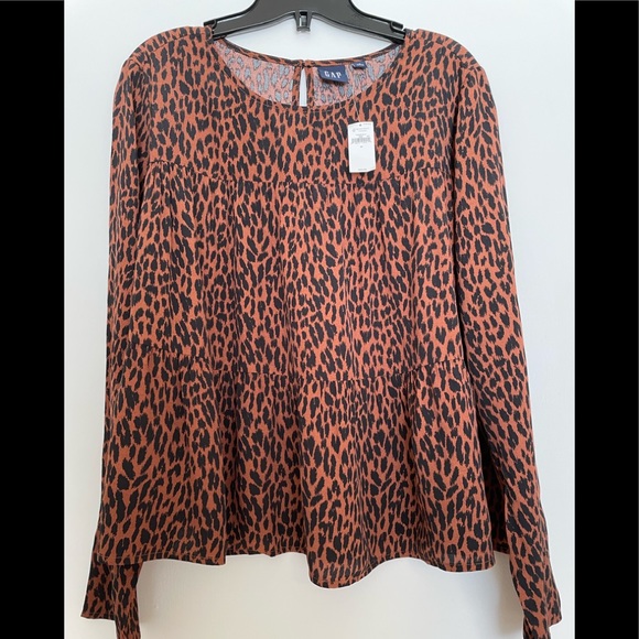 Gap animal print blouse - Picture 2 of 5